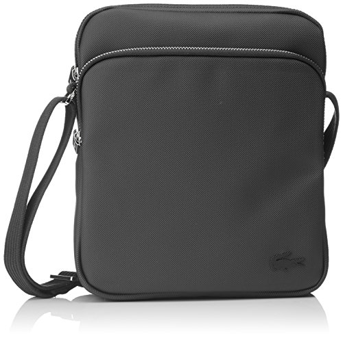 Lacoste Sac Homme Access Premium, Bolso de Hombro, Negro Negro, 26x6x22 cm (W x H x L)