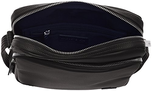 Lacoste Sac Homme Access Premium, Bolso de Hombro, Negro Negro, 26x6x22 cm (W x H x L)