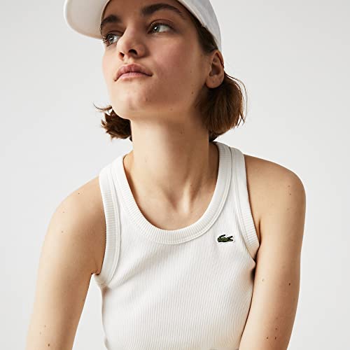 Lacoste TF1245 Camiseta, Farine/Farine, 32 para Mujer