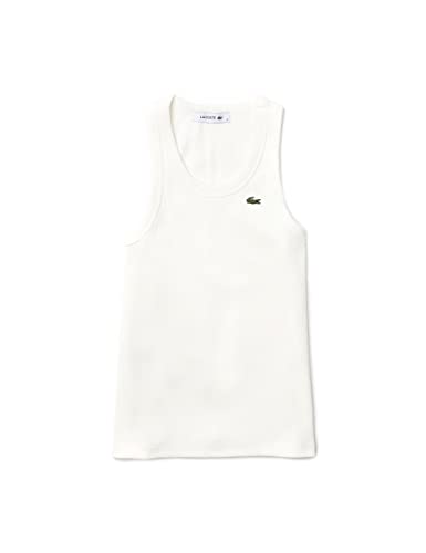 Lacoste TF1245 Camiseta, Farine/Farine, 32 para Mujer