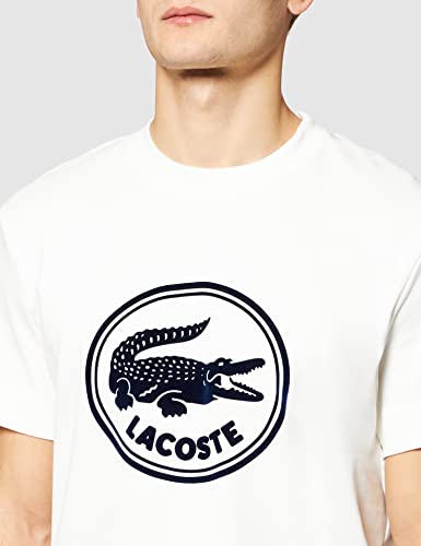 Lacoste TH7086 Camiseta, Farine, XL para Hombre