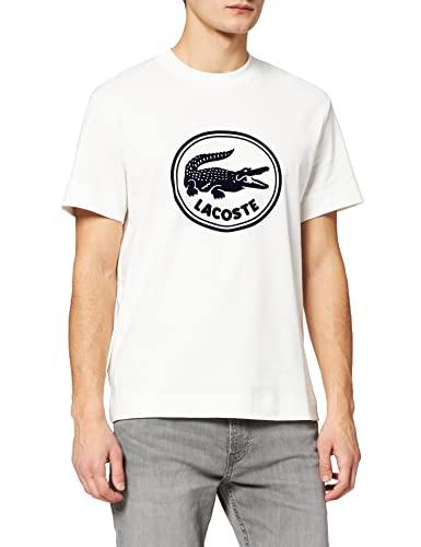 Lacoste TH7086 Camiseta, Farine, XL para Hombre
