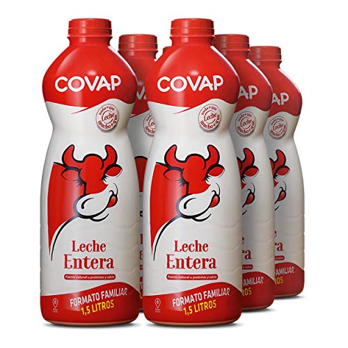 Lacteos Covap Leche Entera 6 x 1,5 L