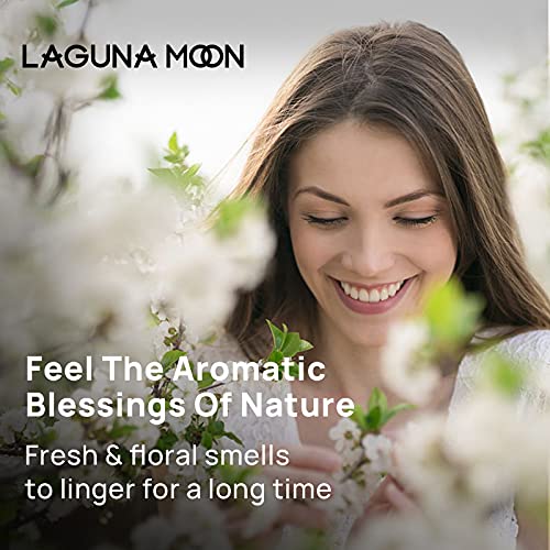 Lagunamoon Aceites de fragancia para difusor, vela y jabón de bricolaje, paquete de 6 aceites aromáticos de jardín de la naturaleza de 10 ml de cade francés y lavanda, flor de naranja, neroli dulce