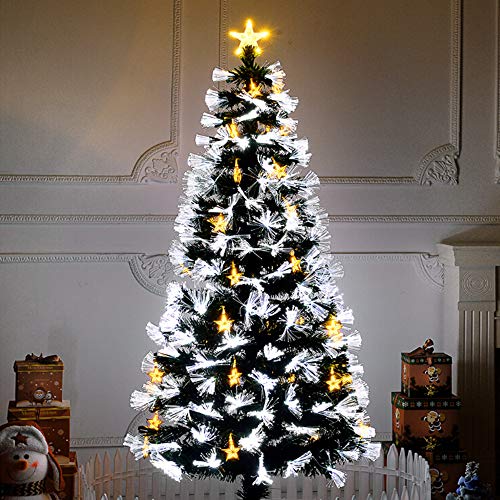 LAMF Plumas Boas 5 Pack de 2 m de plumas de árbol de Navidad de Navidad cinta de tiras de fiesta guirnalda decoraciones