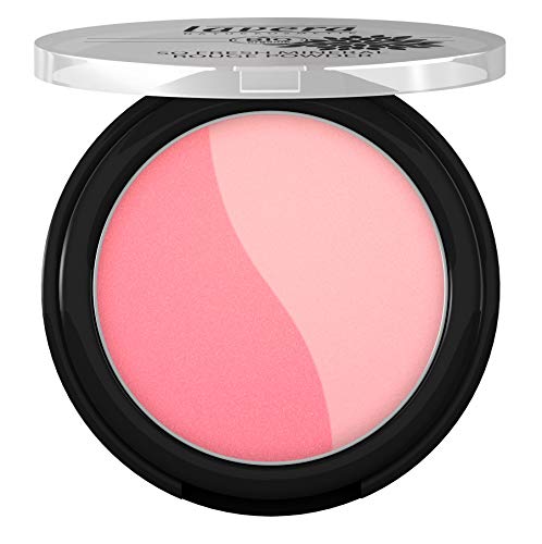 lavera So Fresh Mineral Rouge Powder -Columbine Pink 07- Colorete ✔ Confiere frescor y resalta los pómulos ∙ Cosmética natural ✔ Bio ✔ Maquillaje Organico 100% Certificado (4.5 gr)