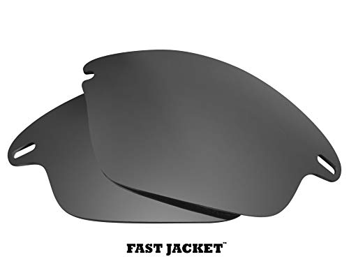 Lentes de repuesto compatibles con OAKLEY Fast Jacket Polarizado Negro