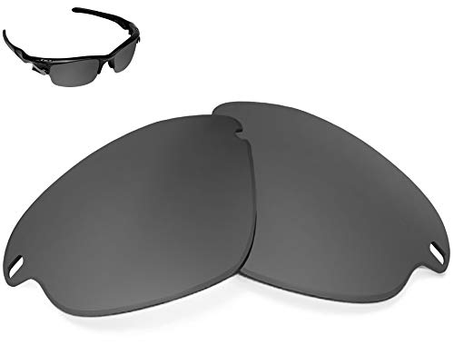 Lentes de repuesto compatibles con OAKLEY Fast Jacket Polarizado Negro