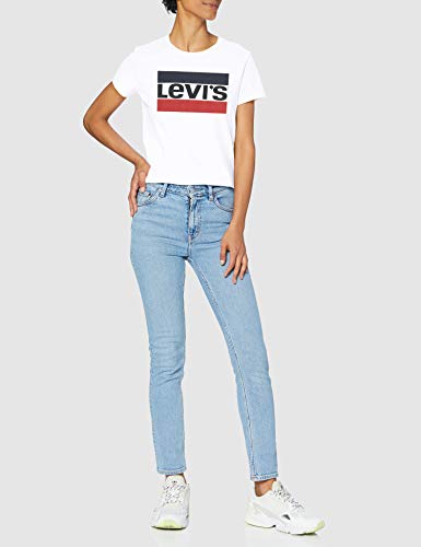 Levi's The Perfect tee Camiseta, Sportswear Logo White, XS para Mujer