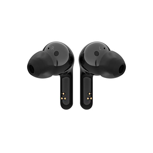 LG TONE Free FN4 Auriculares True Wireless con tecnología Meridian Sound, almohadillas de gel de silicona hipoalergénicas de grado médico, reducción del ruido, doble micrófono, color blanco