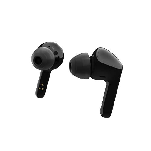 LG TONE Free FN4 Auriculares True Wireless con tecnología Meridian Sound, almohadillas de gel de silicona hipoalergénicas de grado médico, reducción del ruido, doble micrófono, color blanco