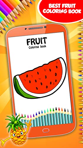 Libro de colorear de frutas