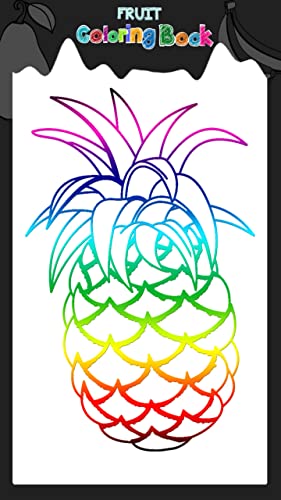 Libro de colorear de frutas