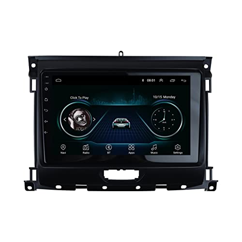 Lifeng Jianjin Double 2 DIN 9 Pulgadas Radio Fascia FIT FOR Ford Ranger 2015+ Panel estéreo GPS Reproductor de DVD Reproductor de Reposo Instalación Envolvente Sorteo Kit Marco