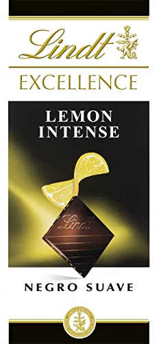 Lindt Excellence Tableta de Chocolate Negro con Limón, 100g