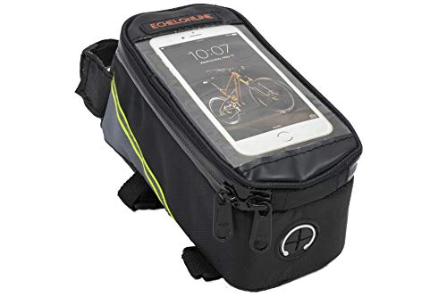 Línea Echelon Cesto para Móvil para Bicicleta de 2 ª generación, Bolsa frontal para teléfono celular, a prueba de agua y a prueba de golpes (5% cupón de descuento 489O2EXL)