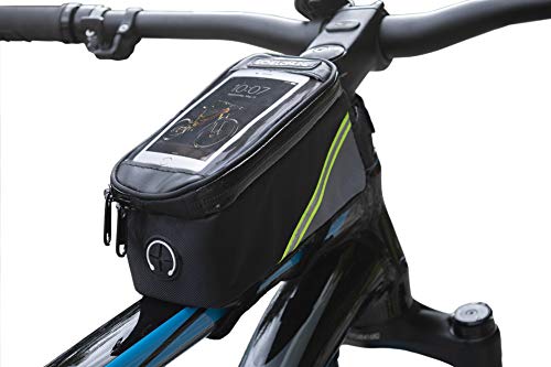 Línea Echelon Cesto para Móvil para Bicicleta de 2 ª generación, Bolsa frontal para teléfono celular, a prueba de agua y a prueba de golpes (5% cupón de descuento 489O2EXL)