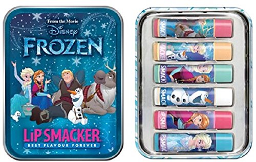 Lip Smacker Disney Frozen luces del norte – Estuche Metal Set de 6 Bálsamo labial