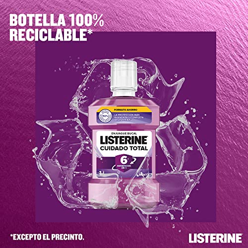 Listerine - Enjuague Bucal Cuidado Total, 1000 ml