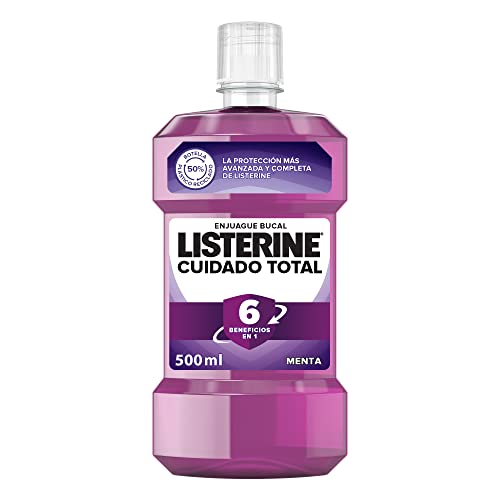 Listerine - Enjuague Bucal Cuidado Total, 500 ml