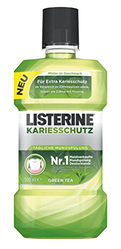 Listerine Green Tea - Protector para caries (té verde) 6 x 500 ml