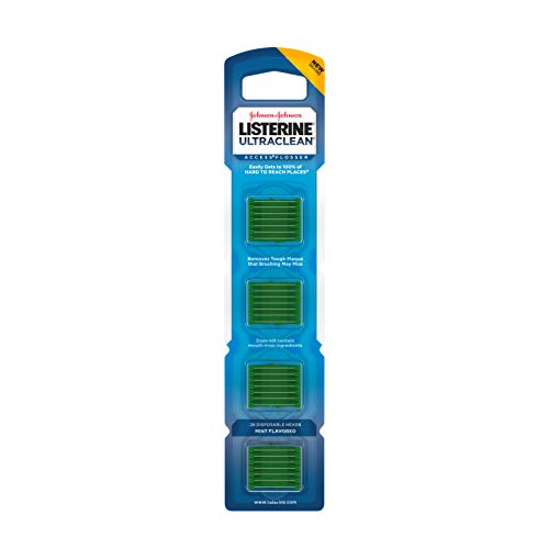 Listerine Ultra Clean Access Flosser Mint Refill Heads, 28 Count by Listerine