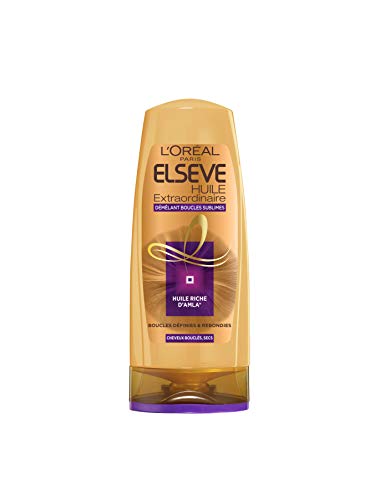 L'Oréal Paris Elsève Acondicionador de Aceite Extraordinario, para Rizos Hidratados, 200 ml