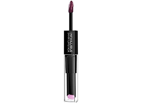 L'Oréal Paris Pintalabios 24H Permanente, Color Ciruela 217 Eternal Vamp