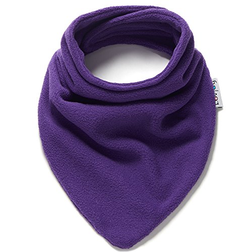 Lovjoy Bufanda polar de invierno para bebé/niño pequeño (Morado)