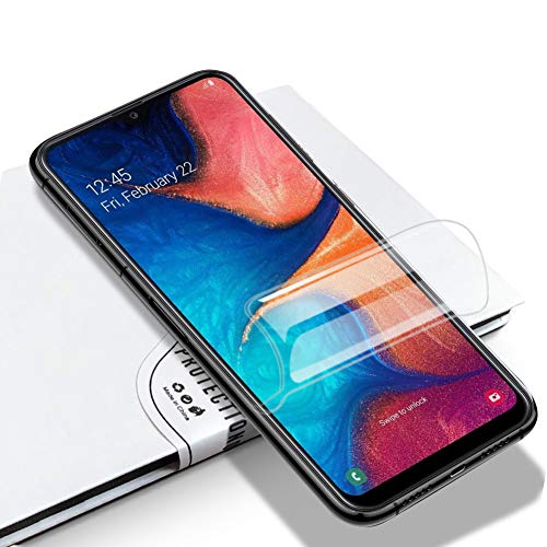 LZS Protector de Pantalla Samsung Galaxy A50 Membrana Protectora de hidrogel de Membrana Flexible Totalmente Cubierta sin Agua pulverizada Diseñado para Pantallas de teléfono curvadas