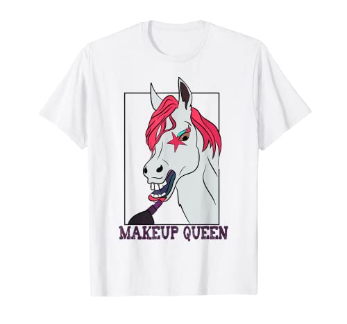 Makeup Queen Maquilladora Esteticista Camiseta