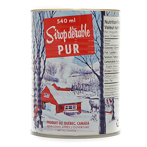 MapleFarm - Velas perfumadas con jarabe de arce en lata tradicional canadiense. Mecha de madera. Maple syrup canlde iconic can.