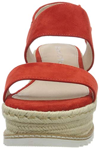 Marc O'Polo 315631402305, Sandalias con Plataforma Mujer, Naranja (Orange 277), 37 EU