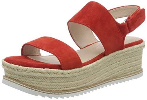 Marc O'Polo 315631402305, Sandalias con Plataforma Mujer, Naranja (Orange 277), 37 EU