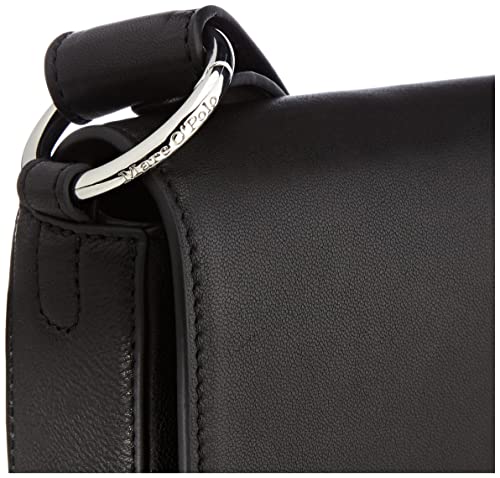 Marc O'Polo Liska - Bolso cruzado para mujer (talla única), color Negro, talla Einheitsgröße