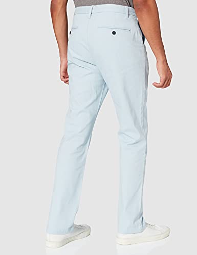 Marca Amazon - MERAKI Pantalones Chinos Estrechos Hombre, Azul (Cashmere Blue), 36W / 32L, Label: 36W / 32L