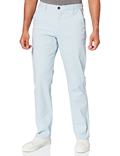 Marca Amazon - MERAKI Pantalones Chinos Estrechos Hombre, Azul (Cashmere Blue), 36W / 32L, Label: 36W / 32L