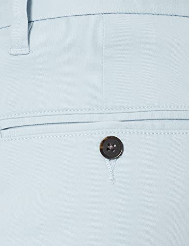 Marca Amazon - MERAKI Pantalones Chinos Estrechos Hombre, Azul (Cashmere Blue), 36W / 32L, Label: 36W / 32L