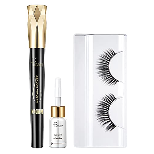 MáScara de PestañAs Waterproof Catrice Pudaier 4d Mascara PestañAs Postizas Largas y Rizadoras con Pegamento Set 8ml Mejor Para Espesar y Alargar Las PestañAs (B)