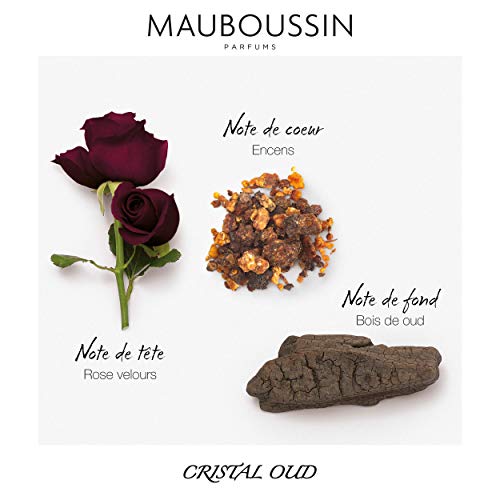 Mauboussin - Eau de Parfum Homme - Cristal Oud - Aroma Oriental & Floral - 100ml