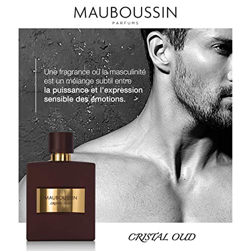 Mauboussin - Eau de Parfum Homme - Cristal Oud - Aroma Oriental & Floral - 100ml