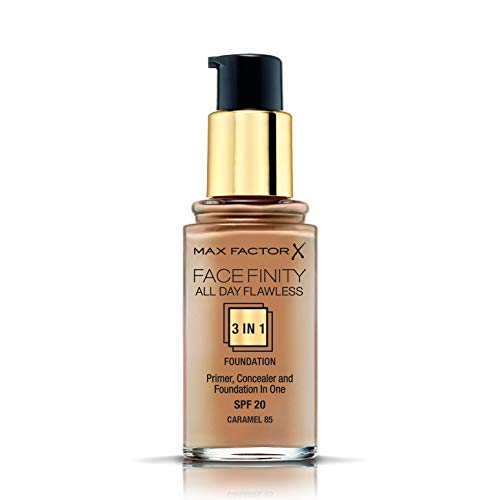 Max Factor FaceFinity 3 en 1 All Day Flawless Base de Maquillaje Tono 090 Toffee - 30 ml