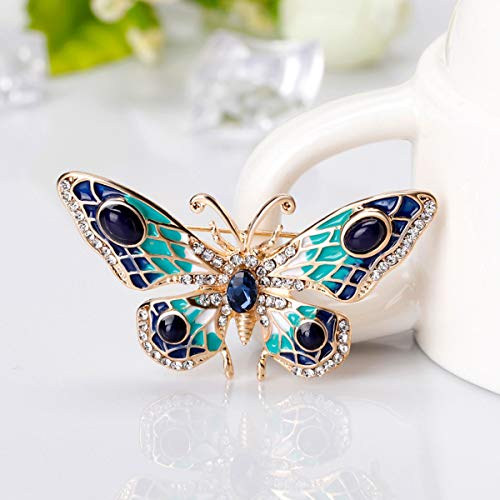 Mecool Butterfly Brooch Palace Pin Retro Ramillete Broche de Mariposa Pin Pin para Mujeres y niñas