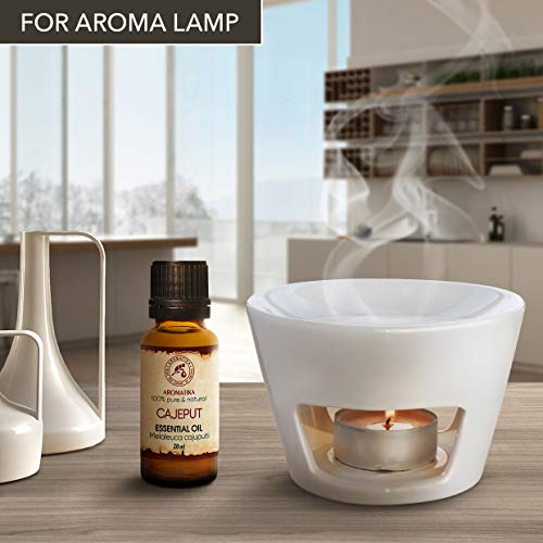 Melaleuca Leucadendra - Aceite Esencial de Cajeput 20ml para Difusor - Lámpara Perfumada - Sauna - Yoga