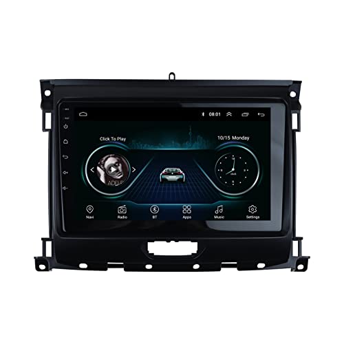 Meng Meng Double 2 DIN 9 Pulgadas Radio Fascia FIT FOR Ford Ranger 2015+ Panel estéreo GPS Reproductor de DVD Reproductor de Reposo Instalación Envolvente Sorteo Kit Marco