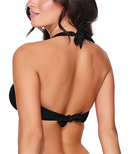 Merry Style Sujetador de Bikini Parte de Arriba Bañador Top de Traje de Baño Mujer 74RN24 (Negro (9240), EU 80 C=ES 95 C)