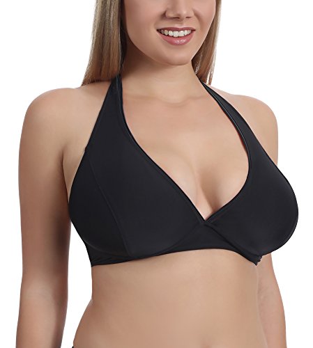 Merry Style Sujetador de Bikini Parte de Arriba Bañador Top de Traje de Baño Mujer 74RN24 (Negro (9240), EU 80 C=ES 95 C)