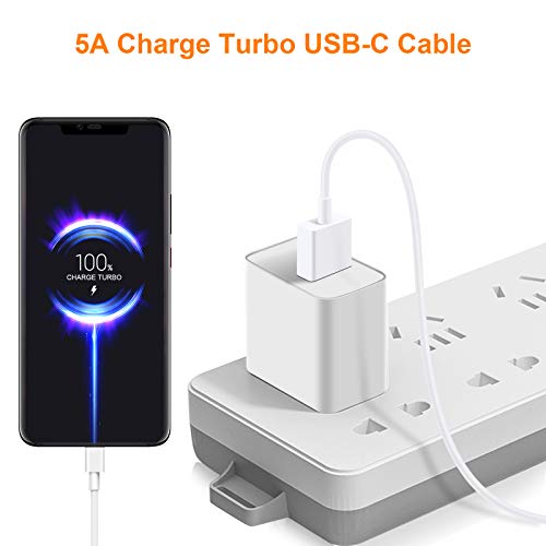 Mi Turbo Charge 33W Cable de carga [2M] USB-C Cable de datos rápido 50W 5A compatible con Xiaomi Mi 11 11 Ultra 11i 11 Pro Mi 10 Mi 10T Lite 5G 10T Pro Mi 9 9T Redmi Note10 10 Pro Poco F3 M3 X3 NFC