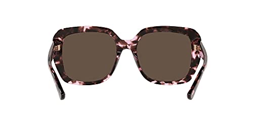 Michael Kors Manhasset MK2140 Gafas de sol - (309973) Rosa Tortoise/Marrón Oscuro Sólido - 55mm