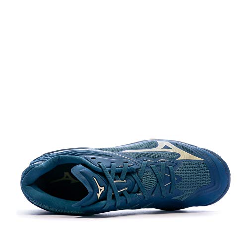 Mizuno Lightning Z6, Zapatillas de vóleibol Unisex Adulto, Hydro/8382c/Legion Blue, 42 EU